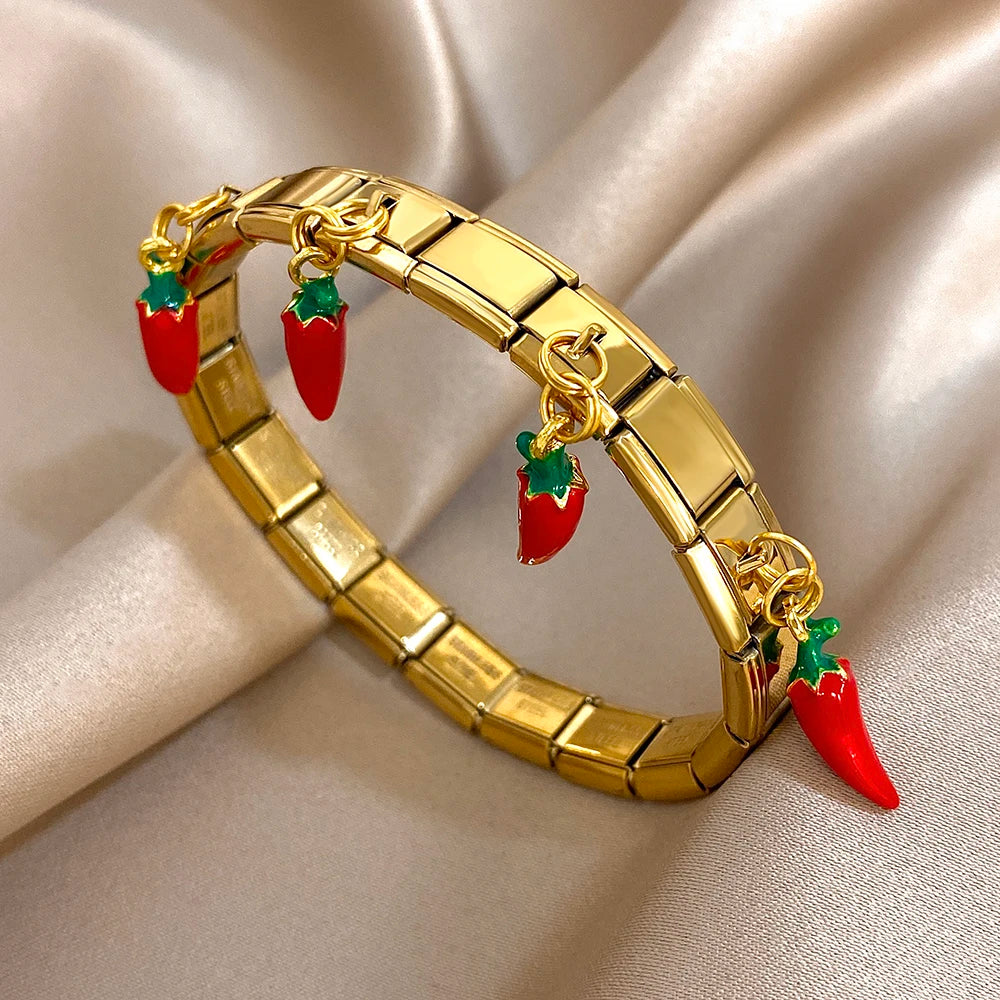 Charm Strap Bangle