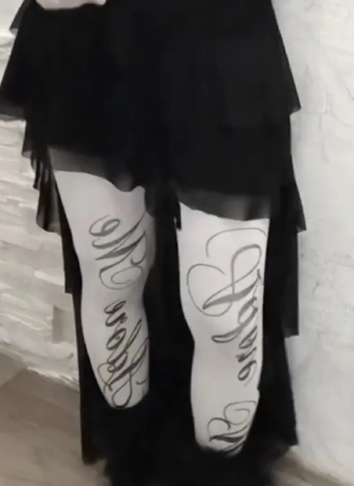 2000s Classic Lolita Printed Stockings