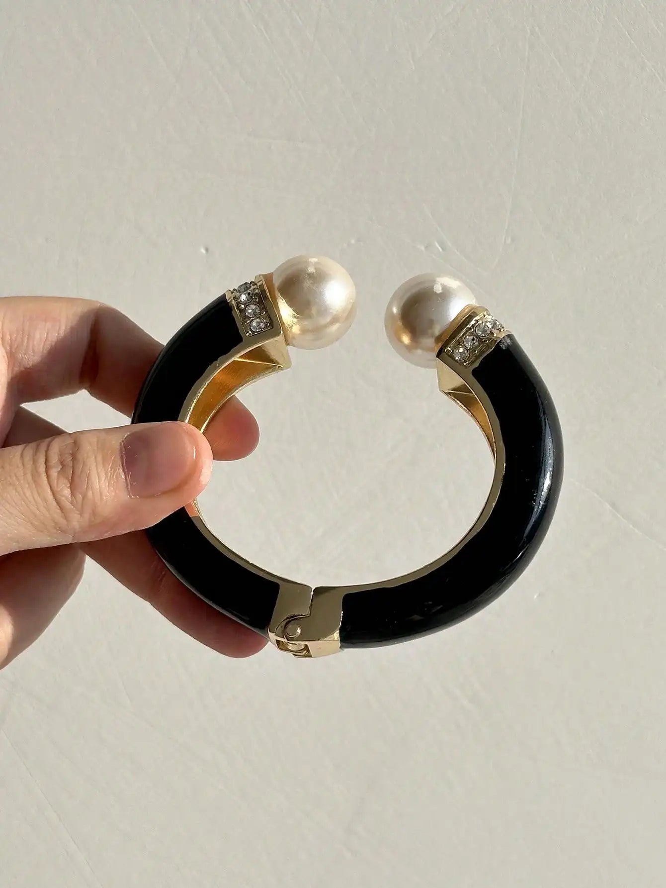 Y2K Chunky Bangle Zebra Resin Stack Set