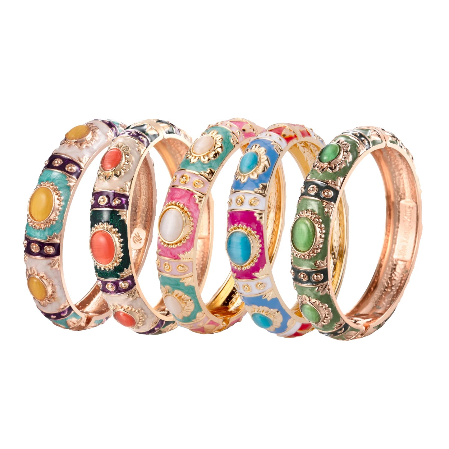 Y2K Boho Colorful Gem Bangle