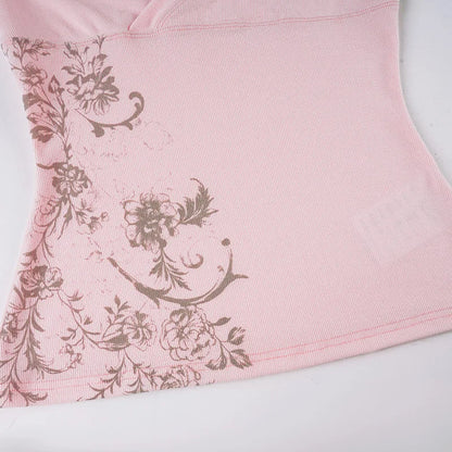 Y2K Coquette Top