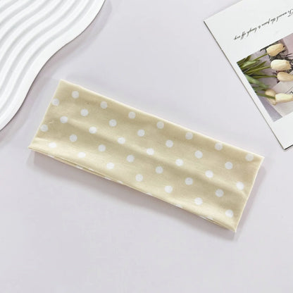 2000's Polka Dot Elastic Headband