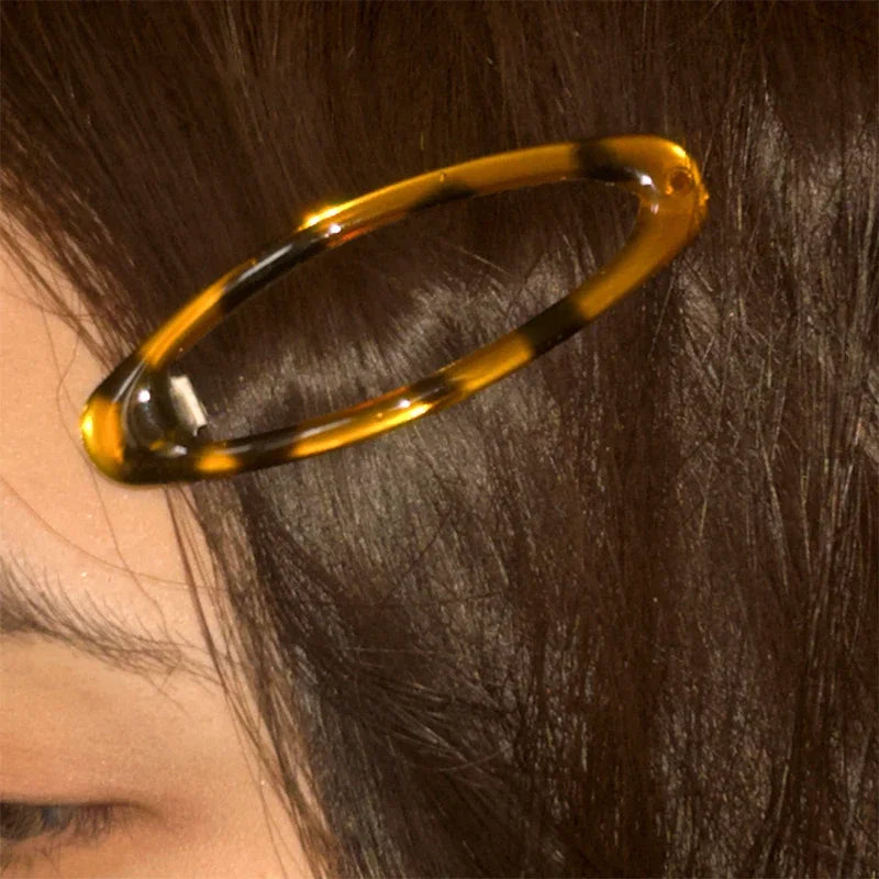 French Leopard Barrettes