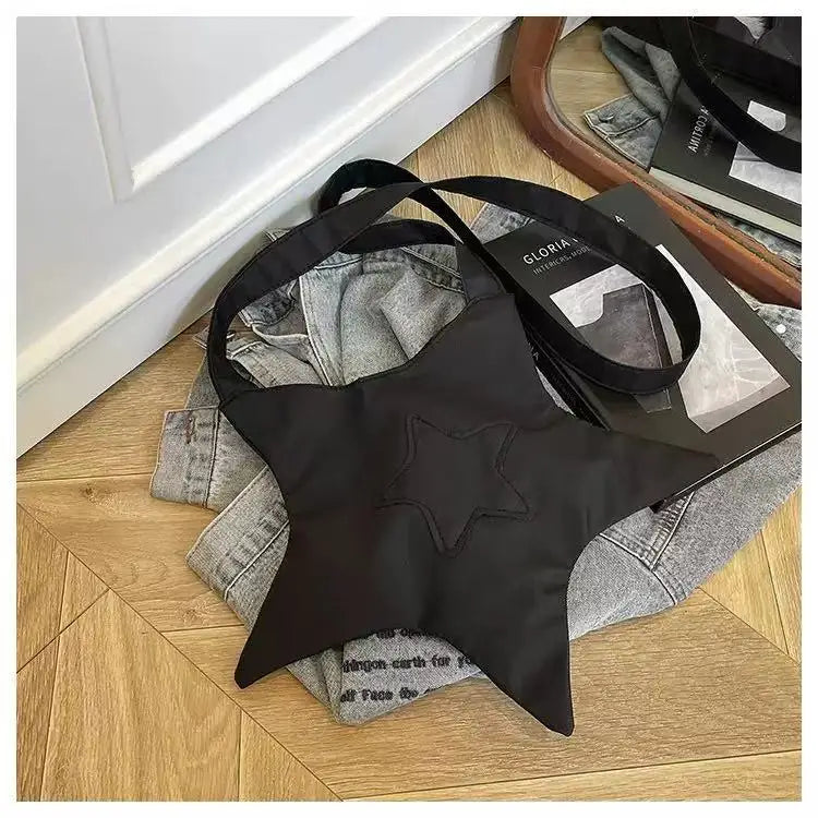 Y2K Star Tote Button Bag