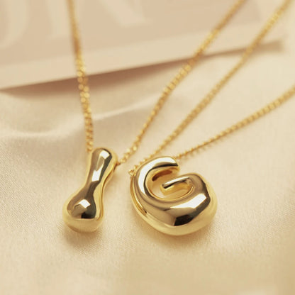 Initial Pearl Necklace