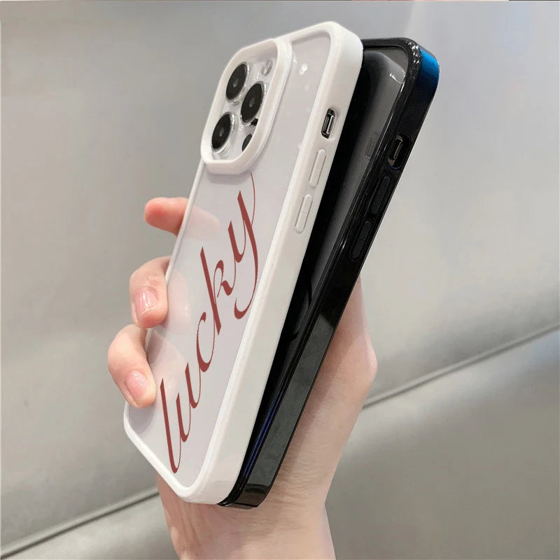 Lucky Script iPhone Case