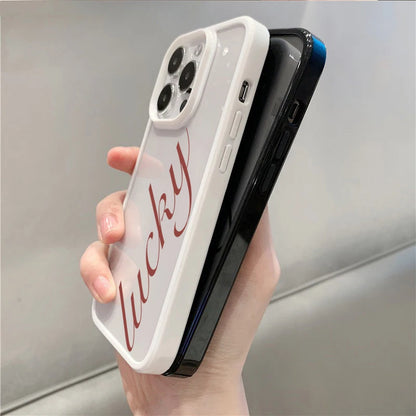 Lucky Script iPhone Case