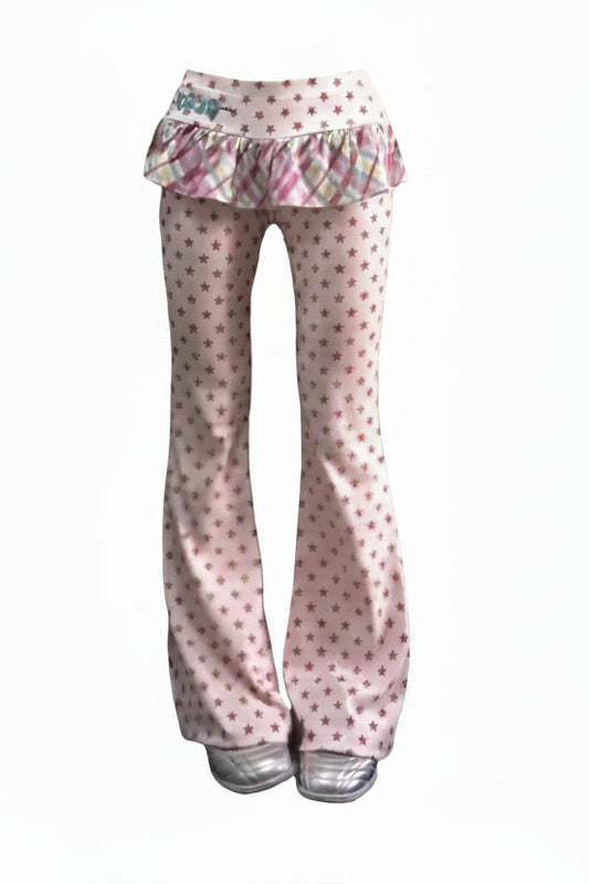 Y2k Low-Waisted Lolita Harajuku Flare Pants