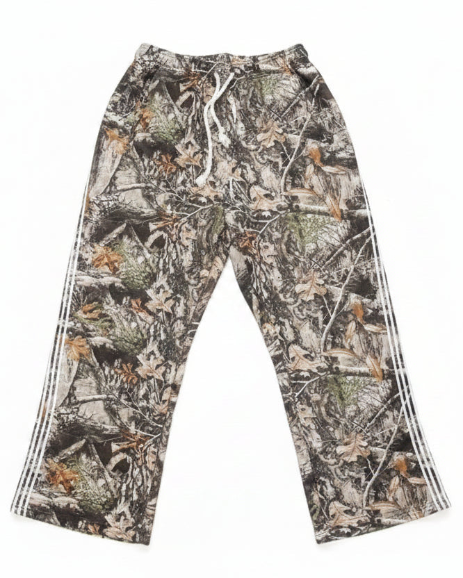 Y2k Camo Striped Cargo Pants