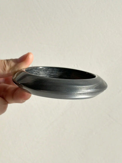 Y2K Chunky Bangle Zebra Resin Stack Set