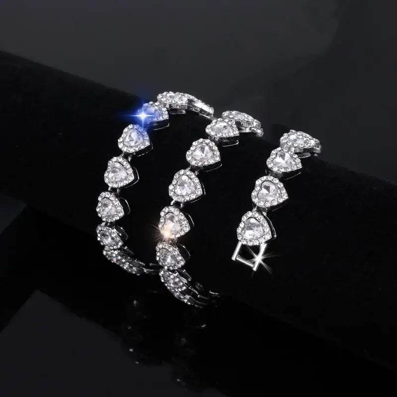 45CM Rhinestone Cuban Chain