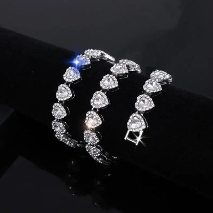 45CM Rhinestone Cuban Chain