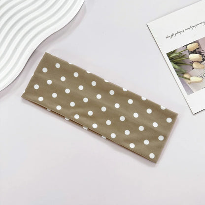 2000's Polka Dot Elastic Headband