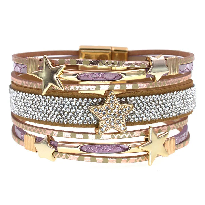 ⭐ Y2K Celestial Star Wrap Single Bracelet