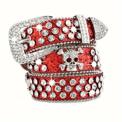 Y2K Rhinestone Cowgirl Belt