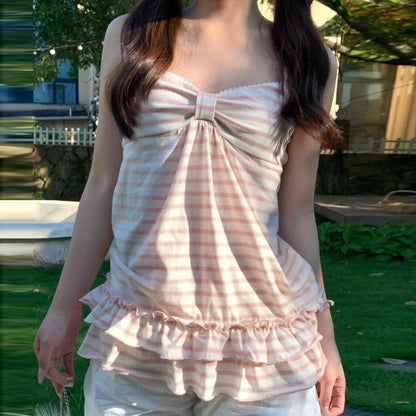 Y2K Lolita Bow Top