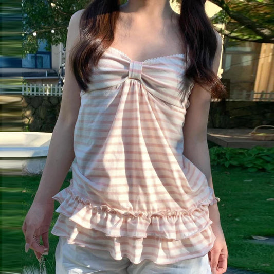 Y2K Lolita Bow Top