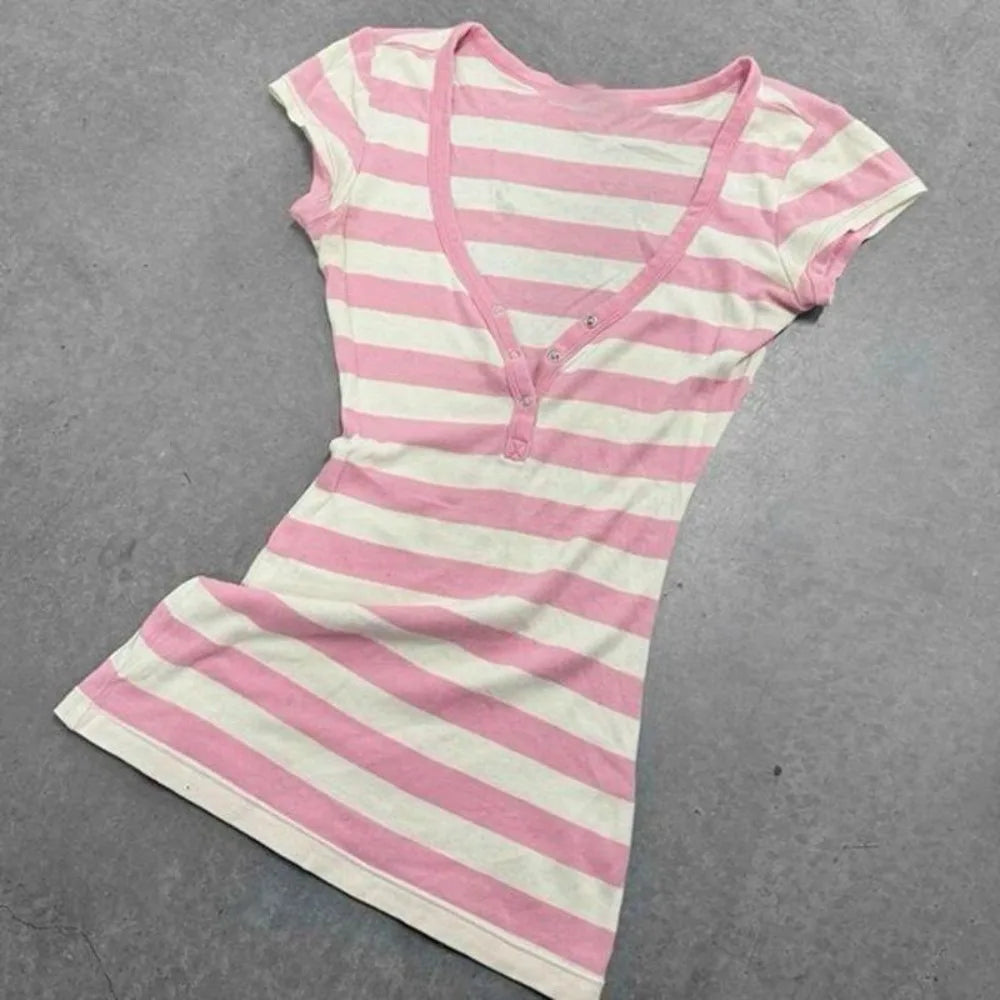 Y2K Striped Top
