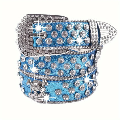 Y2K Rhinestone Cowgirl Belt