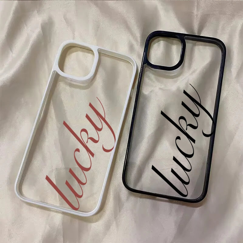 Lucky Script iPhone Case