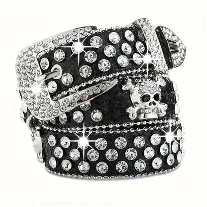 Y2K Rhinestone Cowgirl Belt