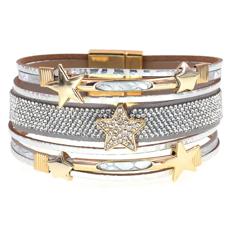 ⭐ Y2K Celestial Star Wrap Single Bracelet