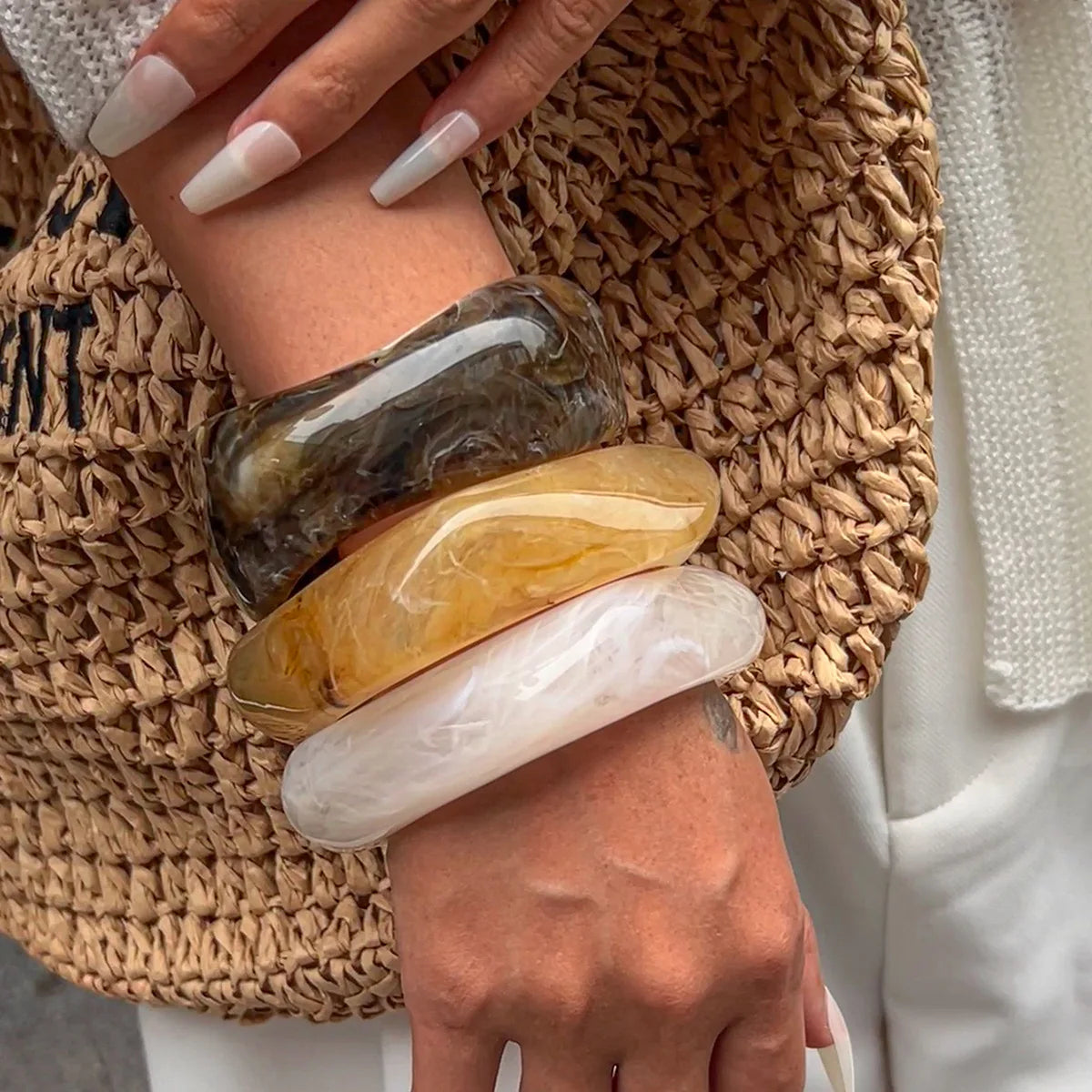 Boho Chunky Bangles