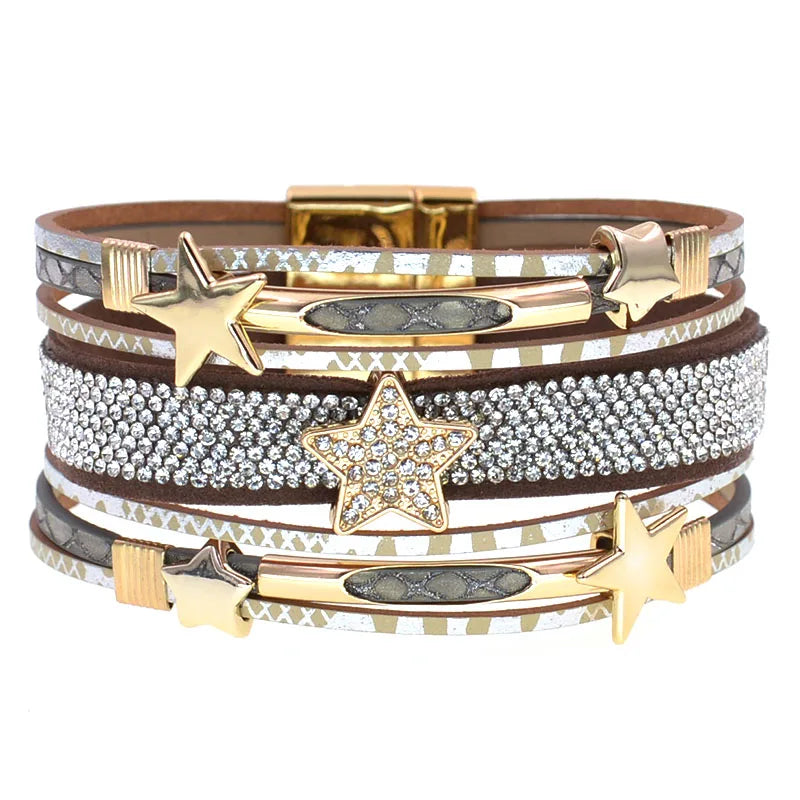⭐ Y2K Celestial Star Wrap Single Bracelet