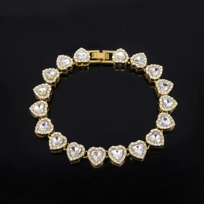 45CM Rhinestone Cuban Chain
