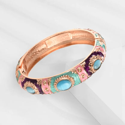 Y2K Boho Colorful Gem Bangle