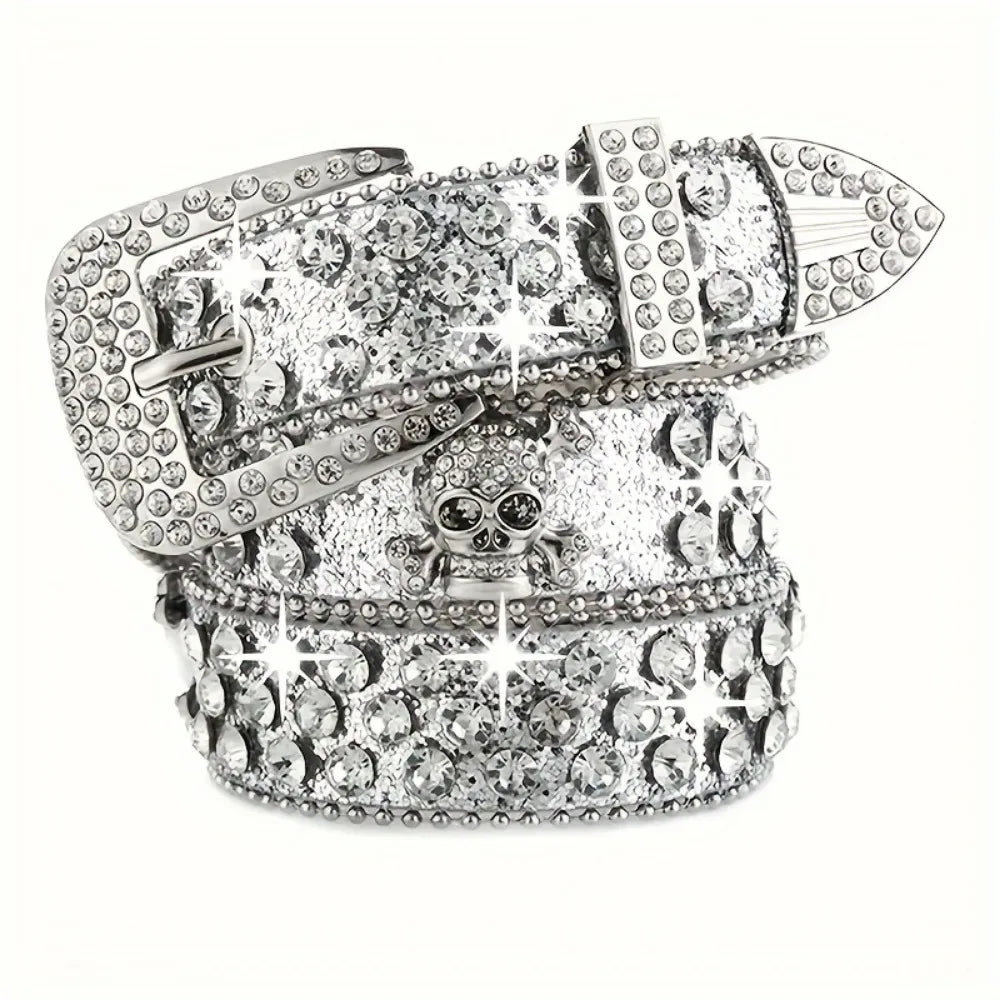 Y2K Rhinestone Cowgirl Belt