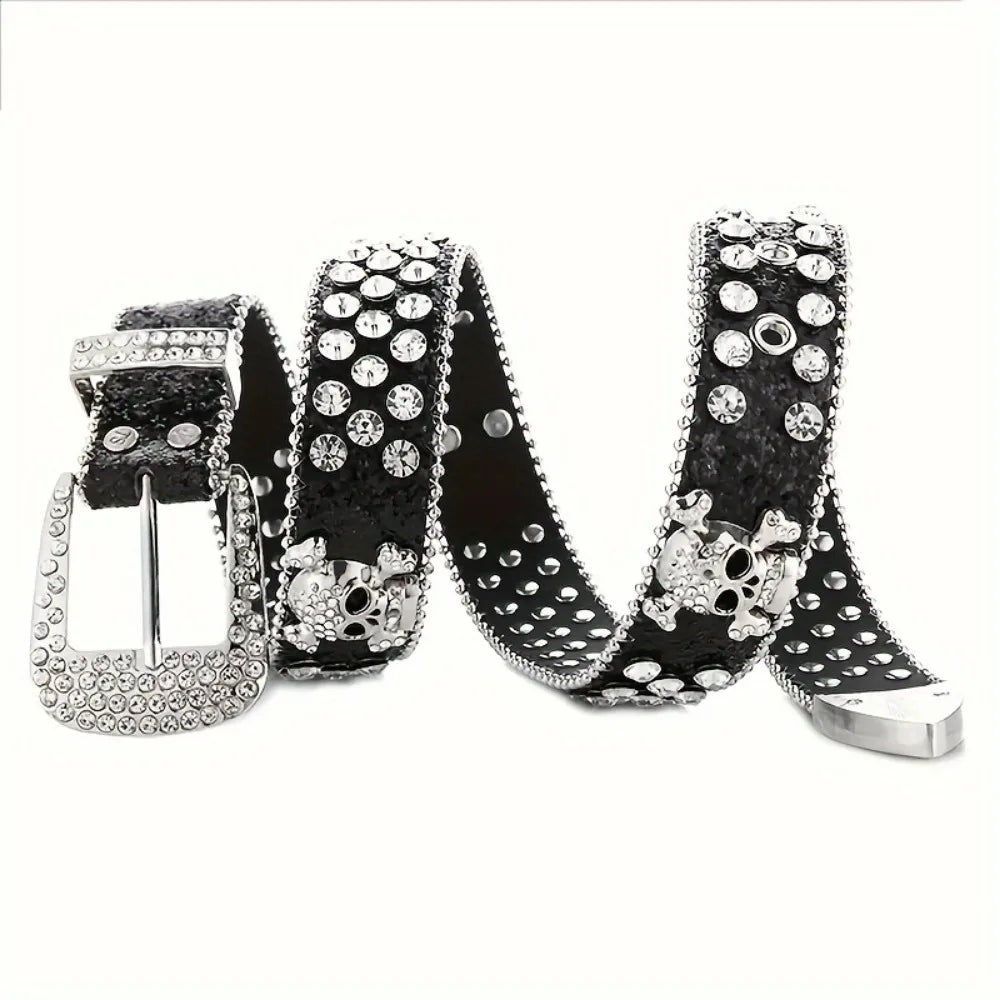 Y2K Rhinestone Cowgirl Belt