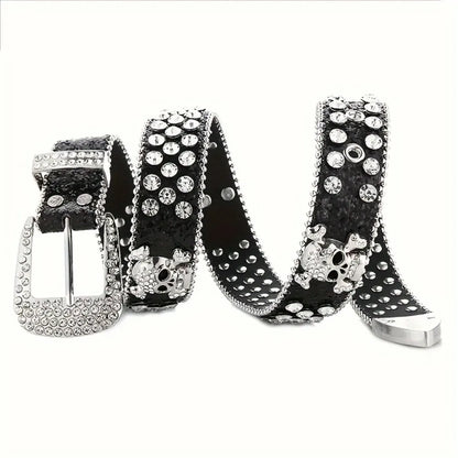 Y2K Rhinestone Cowgirl Belt