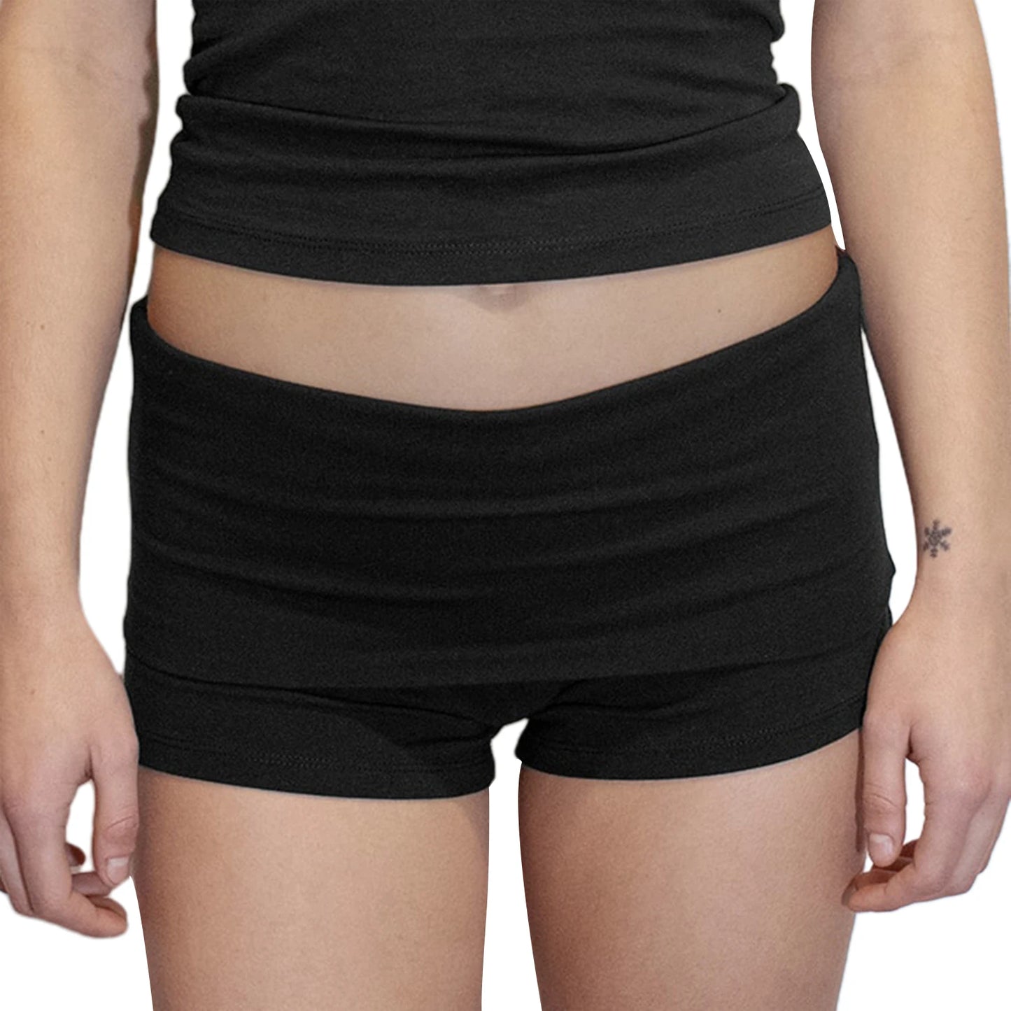 2000's Mini Foldover Shorts