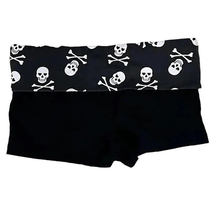 Y2K Goth Fold-over shorts