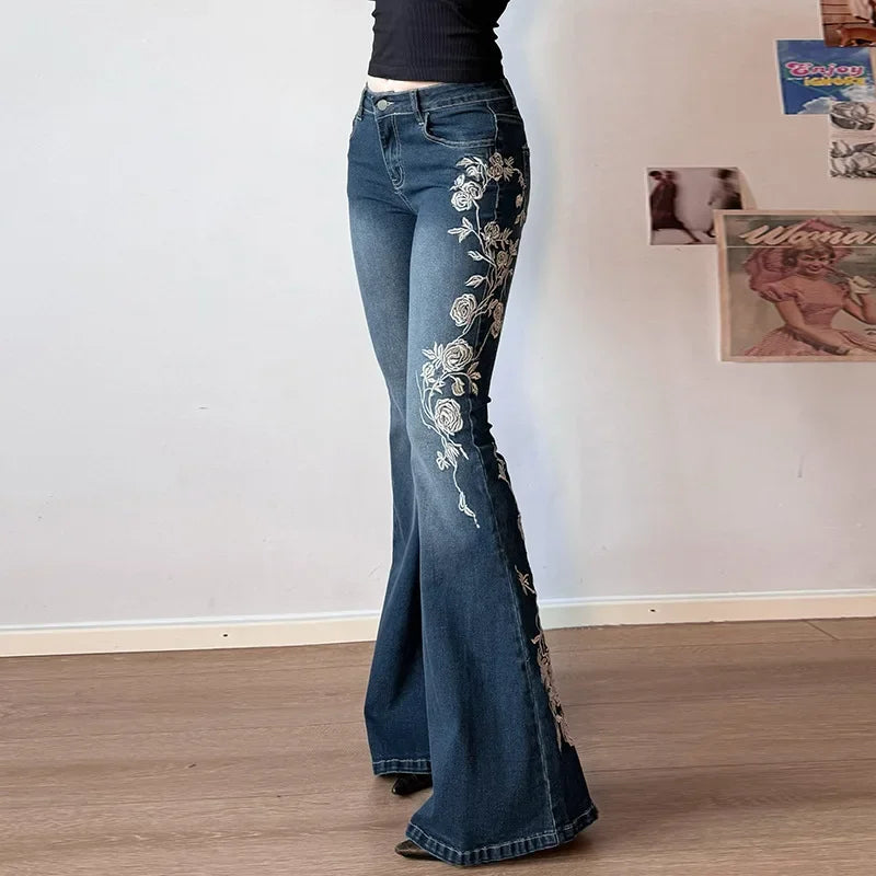 Y2k 2000s Flare Denim Jeans