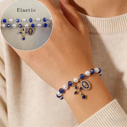 Y2K Cross Crystal Bracelet