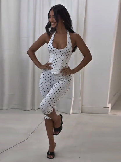 Y2K Chic Polka Dot Set