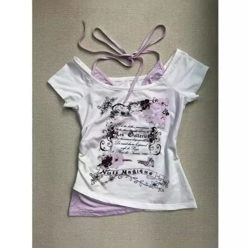 Y2K 2000's Tie-Halter Tops