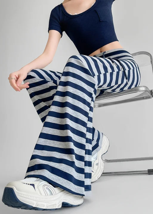 Y2K Grunge Striped Pants