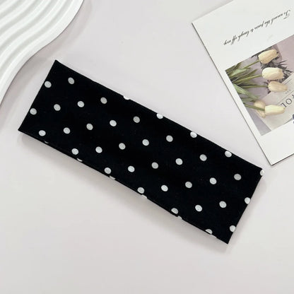 2000's Polka Dot Elastic Headband