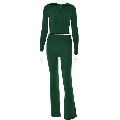 Y2K Ribbed Knit 2 Piece