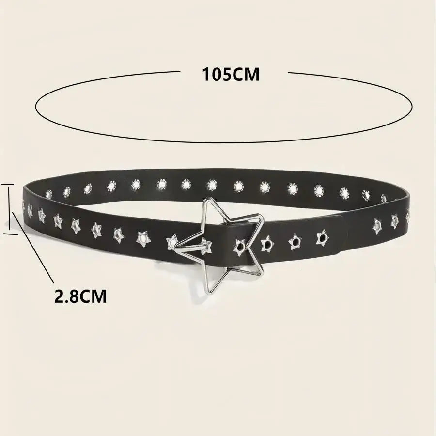 Y2K Punk Star Belt
