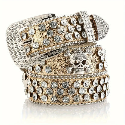 Y2K Rhinestone Cowgirl Belt