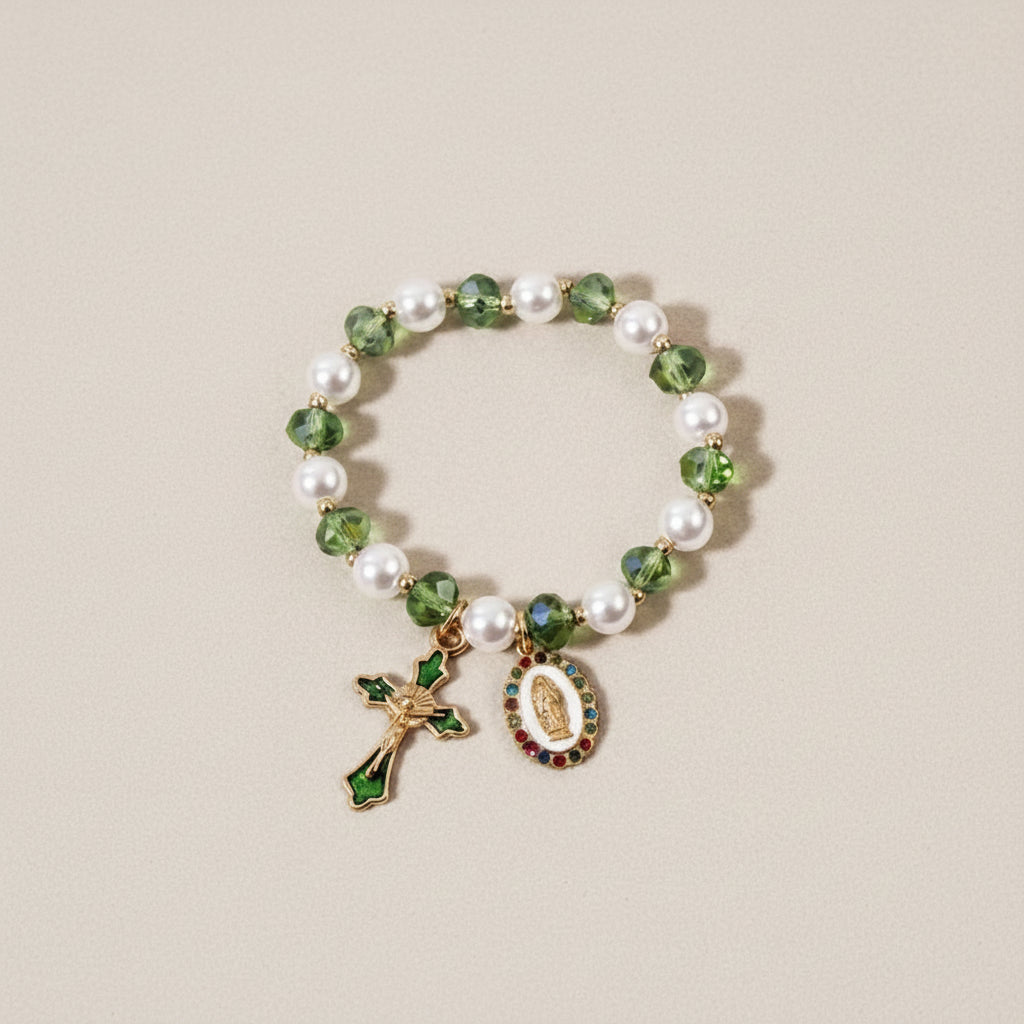 Y2K Cross Crystal Bracelet