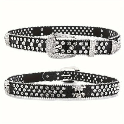 Y2K Rhinestone Cowgirl Belt