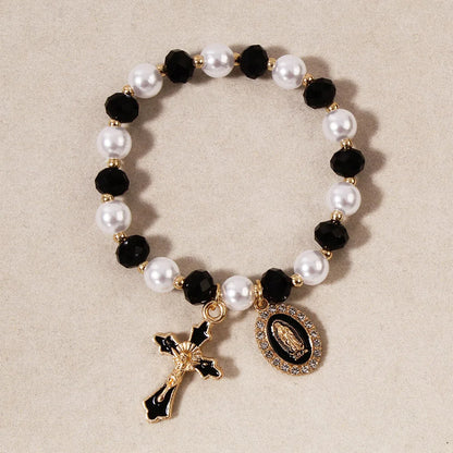 Y2K Cross Crystal Bracelet