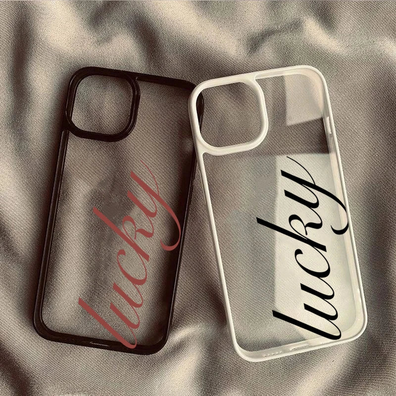Lucky Script iPhone Case