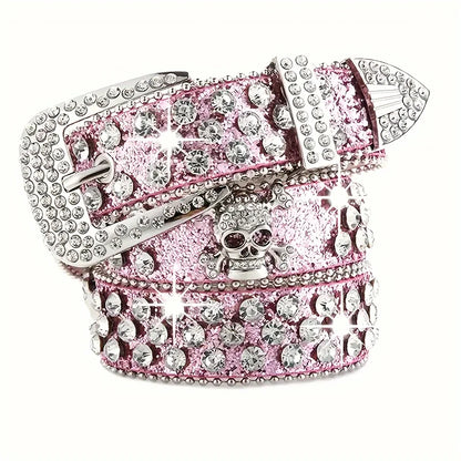 Y2K Rhinestone Cowgirl Belt