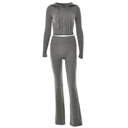 Y2K Ribbed Knit 2 Piece